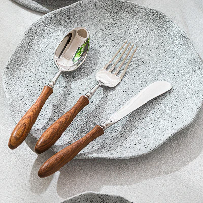 Amiens Mirror-Polished Wood Cutlery Set