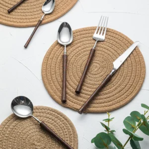 Bellagio Contoured Wood Cutlery Set