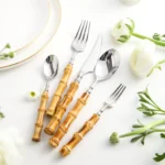 Borneo Ribbed Bamboo Cutlery Set