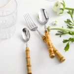 Borneo Ribbed Bamboo Cutlery Set