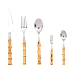 Borneo Ribbed Bamboo Cutlery Set