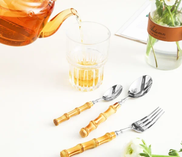 Borneo Ribbed Bamboo Cutlery Set