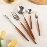 Nantes Tapered Wood Cutlery Set