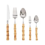 Nikko Sculpted Bamboo Cutlery Set
