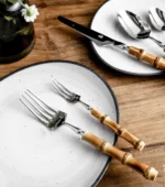 Nikko Sculpted Bamboo Cutlery Set