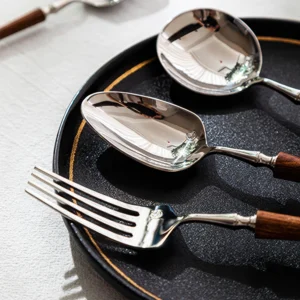 Salzburg Tapered Wood Cutlery Set