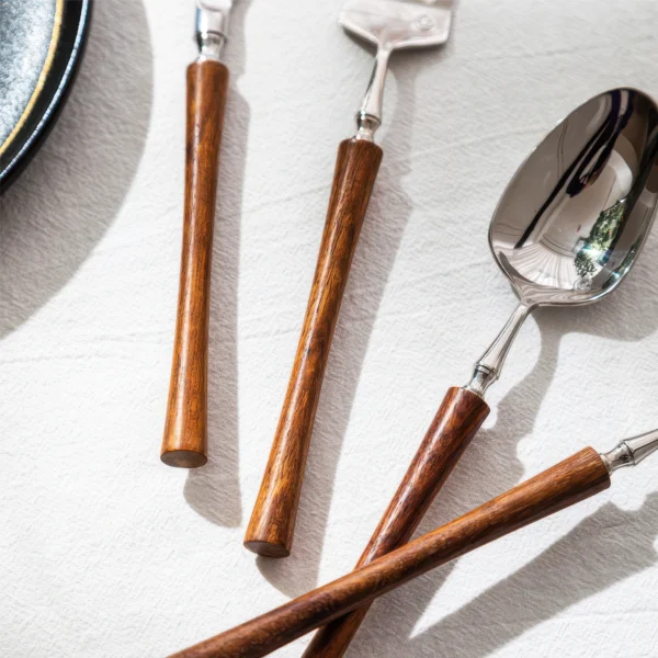 Salzburg Tapered Wood Cutlery Set
