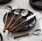 Salzburg Tapered Wood Cutlery Set