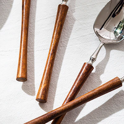 Salzburg Tapered Wood Cutlery Set