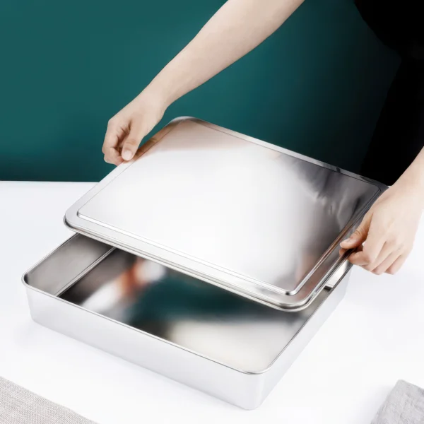 Sheffield Brushed Stainless Steel Food Container