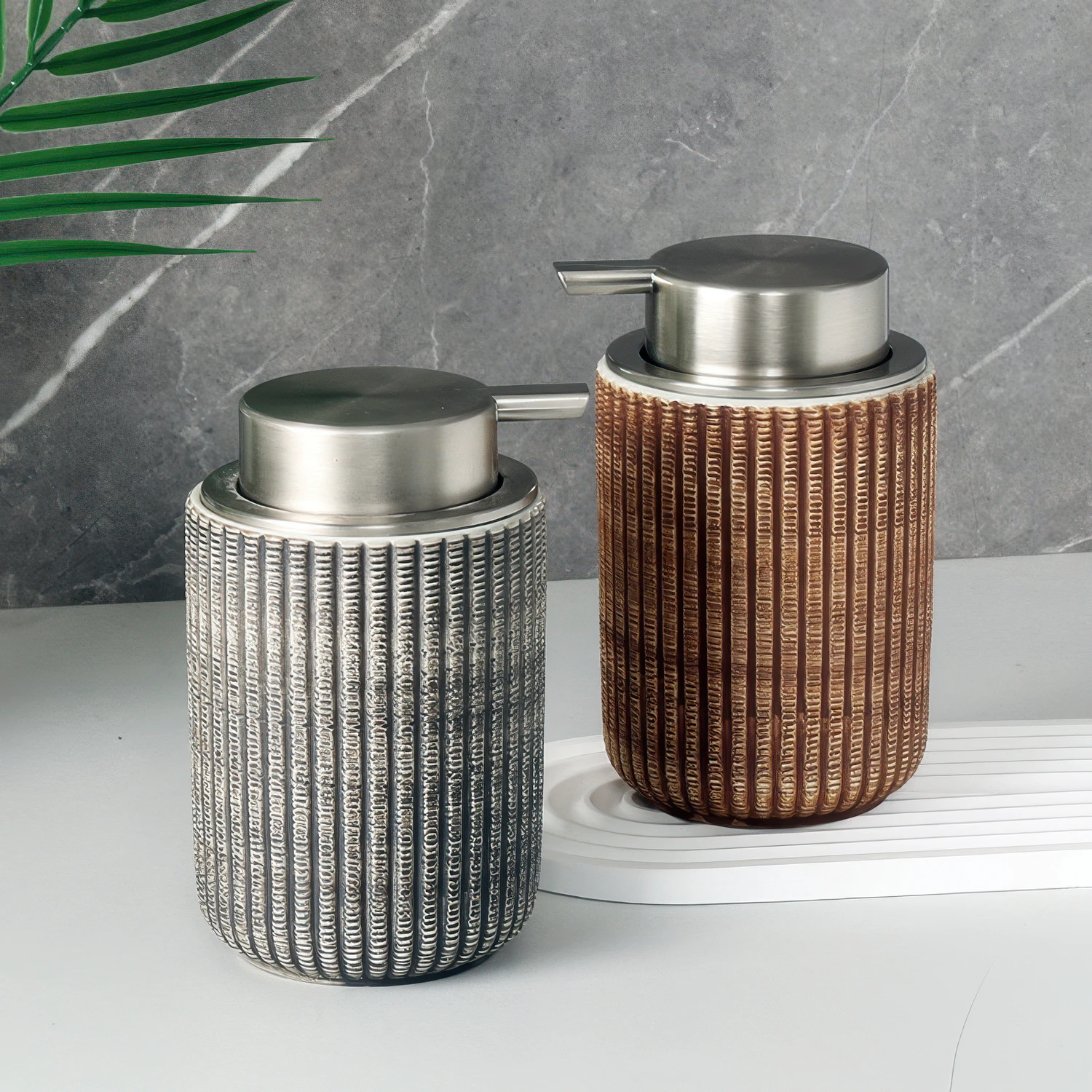 Lugano Linear Ceramic Foaming Soap Dispenser Lugano Linear Ceramic Foaming Soap Dispenser
