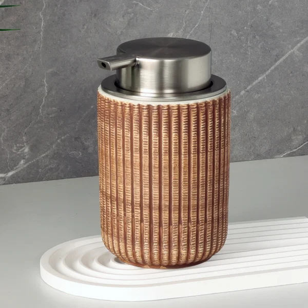 Lugano Linear Ceramic Foaming Soap Dispenser
